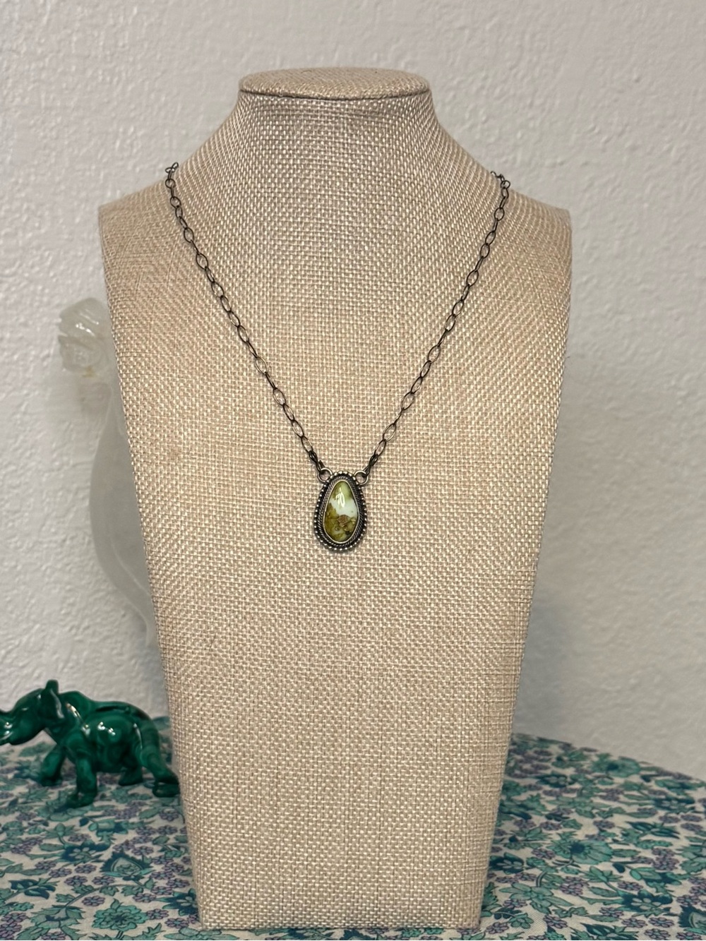 Eli Skeets Navajo Handmade Palomino Necklace